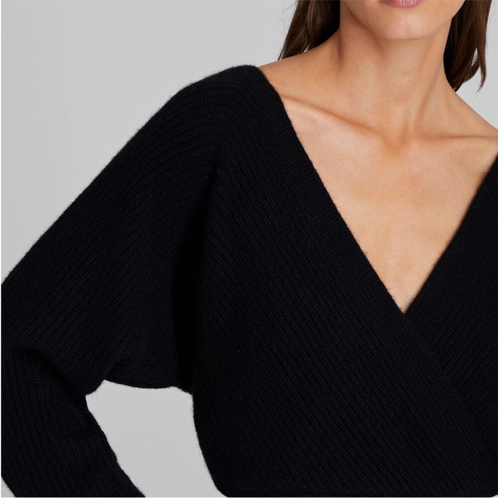 Club Monaco Chandalis Cashmere Cross Front Sweater